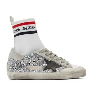 Golden Goose super star high top sock sneakers